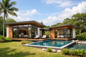 Tropical Prefab Homes Built for Heat and Rain