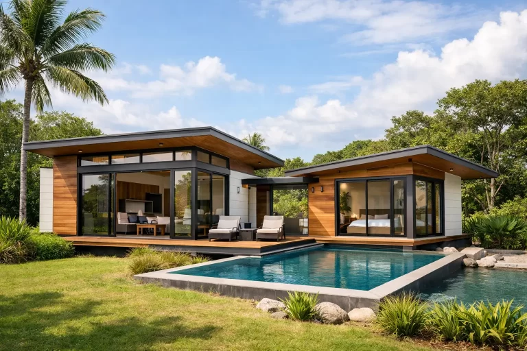 Tropical Prefab Homes Built for Heat and Rain