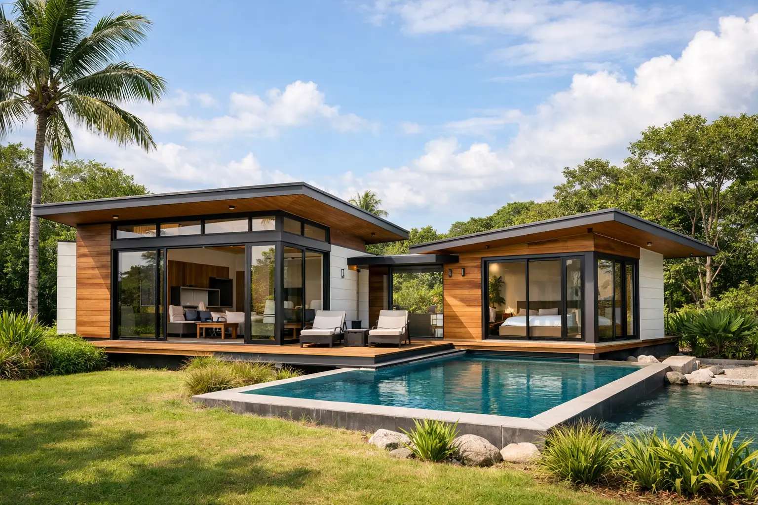 Tropical Prefab Homes Built for Heat and Rain