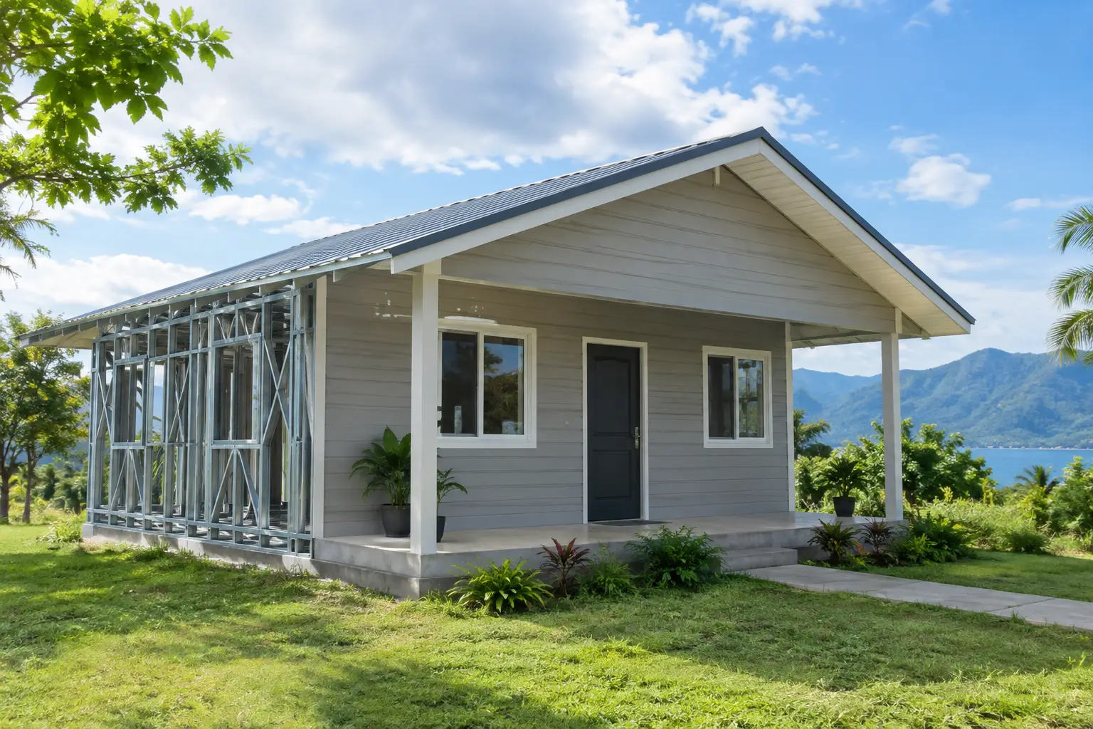 Prefab steel homes for building in Haiti combine galvanized framing, insulation, and moisture-resistant cladding for faster, resilient housing projects.