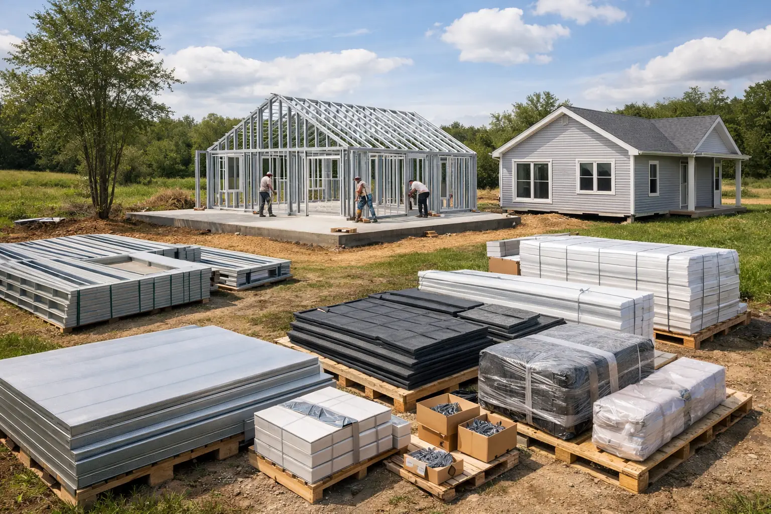 What is included in a prefab house kit? Learn which structural, insulated, exterior, and interior parts are supplied and what to confirm before ordering.